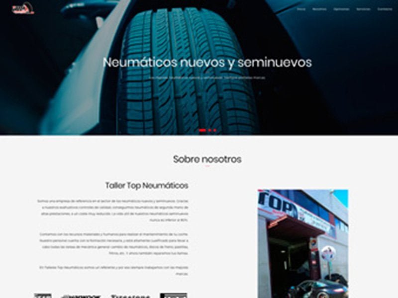 Web de Top Neumáticos